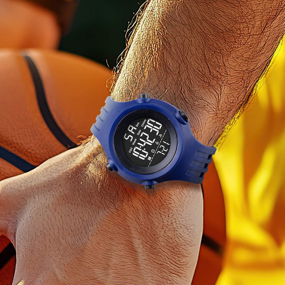 Tendencia de nuevos productos juveniles cronógrafo reloj electrónico estudiantes alarma de deportes al aire libre luz nocturna reloj electrónico al por mayor