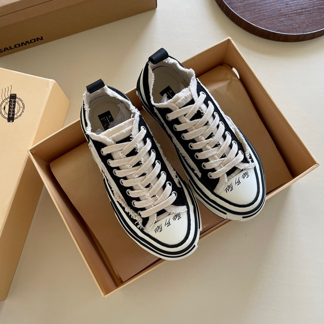 Vanness Wu Samme Stil Tiggersko Skitne Parmodeller Lerretssko Dame Tykke Såler Casual Sneakers Alle Match Nye Singel_voghion.com