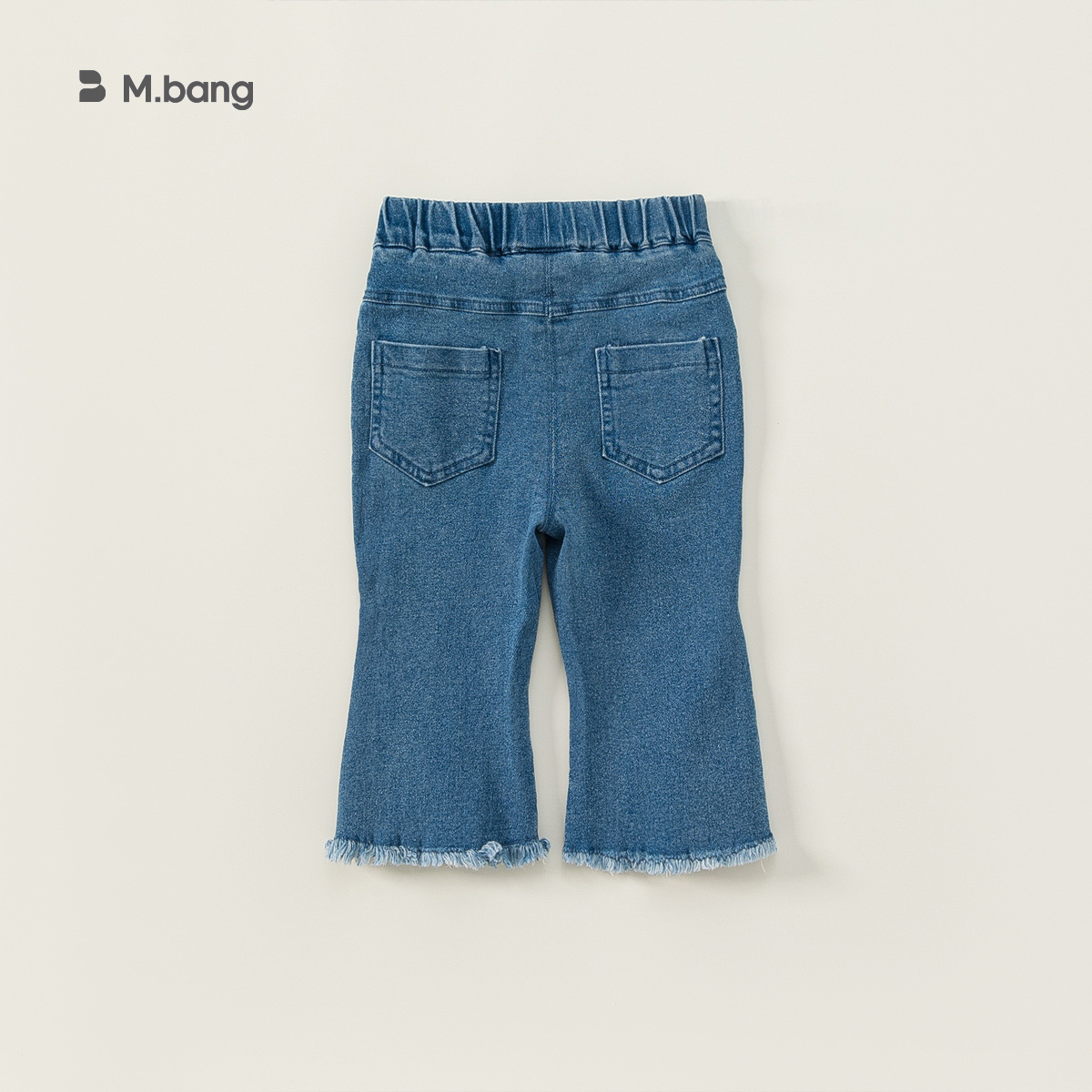 Pantalones de Mezclilla Youbao para Niñas, Primavera y Otoño, Pantalones Largos con Lazo, Ropa Infantil, Pantalones Casuales de Felpa con Campana para Niños Pequeños image 5