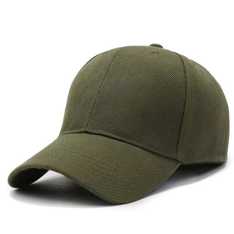 Sombrero de los hombres fabricante de piel verde color sólido cuerpo de luz gorra de publicidad gorra de sol sombrero multicolor de las mujeres gorra de béisbol casual protección solar