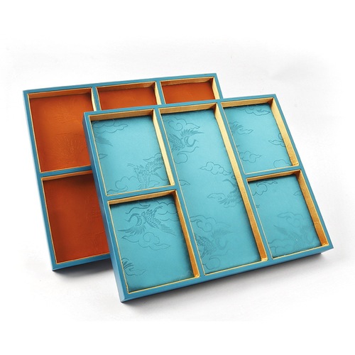 Embroidery national trend jewelry plate jewelry live ring bracelet jewelry display plate jade bracelet bracelet jewelry tray