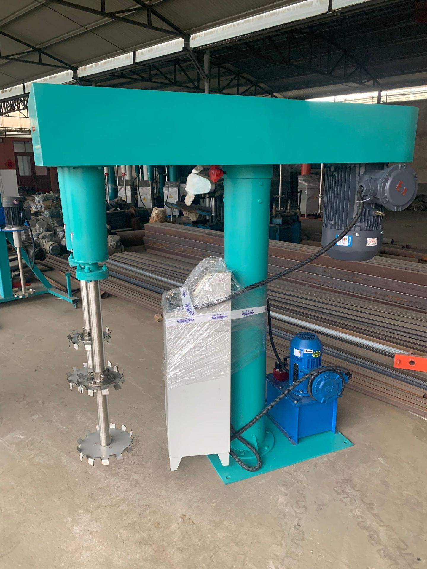 11kw液压升降分散机3