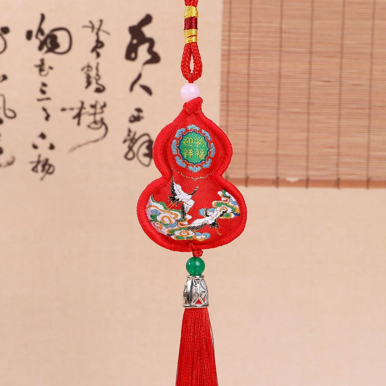 Linternas de bambú tejidas de China, flores de Año Nuevo, bolsas de incienso, flores de Año Nuevo, decoración, colgantes de Año Nuevo, joyas colgantes en maceta image 15
