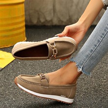 S 76411 Comfortable Retro Slip On Flats ��������ƽ��Ь