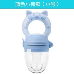 Multimediya və saxlama aksesuarları, fruit artifact baby bite bag - blue-piggy-small-size-3-6-months