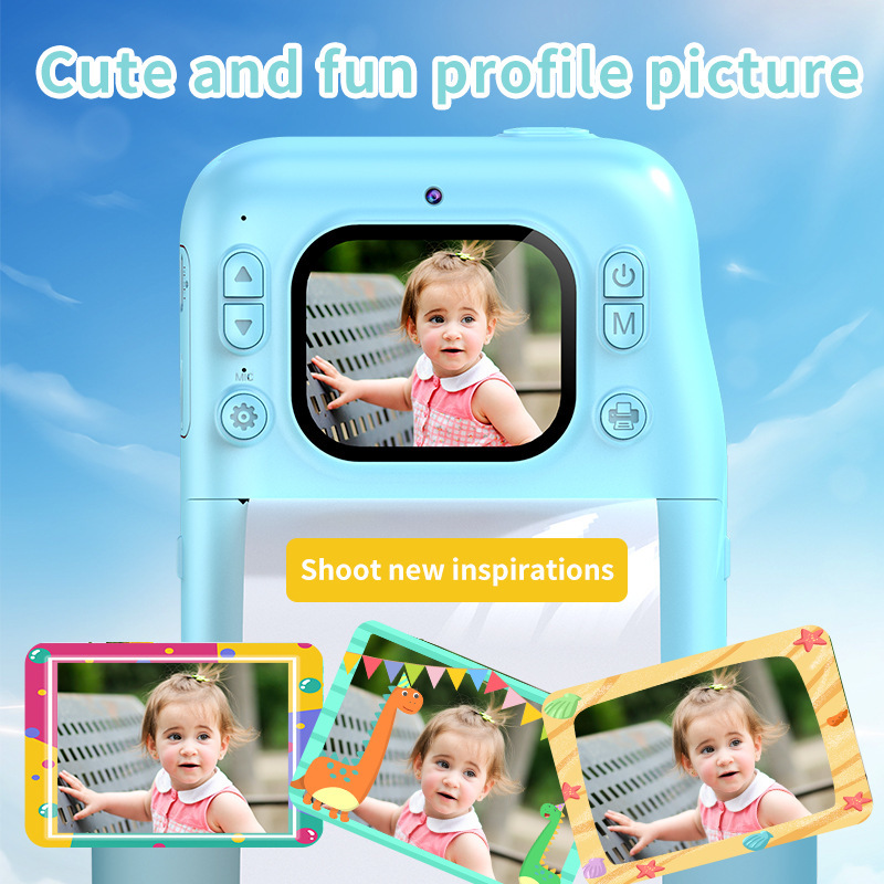 跨境拍立得相机儿童玩具彩色打印相机视频录制礼物instant camera|undefined