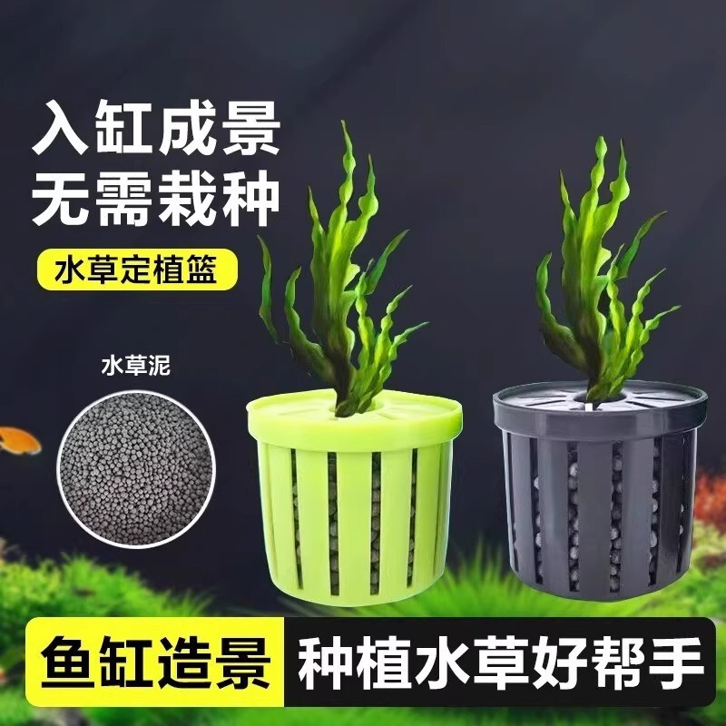 Household Fish Tank Aquatic Plant Planting Basket, Landscaping Decoration, Plant Growing Cup, Flower Root Fixer, Aquatic Plant Soil Sediment Fixer Household Fish Tank Aquatic Plant Planting Basket, Landscaping Decoration, Plant Growing Cup, Flower Root Fixer, Aquatic Plant Soil Sediment Fixer