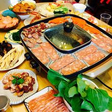 韓式多功能涮烤火鍋燒烤一體鍋電燒烤爐家用無煙電烤盤不粘烤肉機