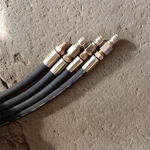 Production of steel wire braided car wash hose DN8-1P quick joint