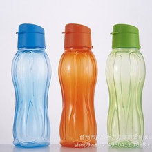 外贸爆款塑料水杯食品级PP水杯户外大容量运动水壶600ml900ml