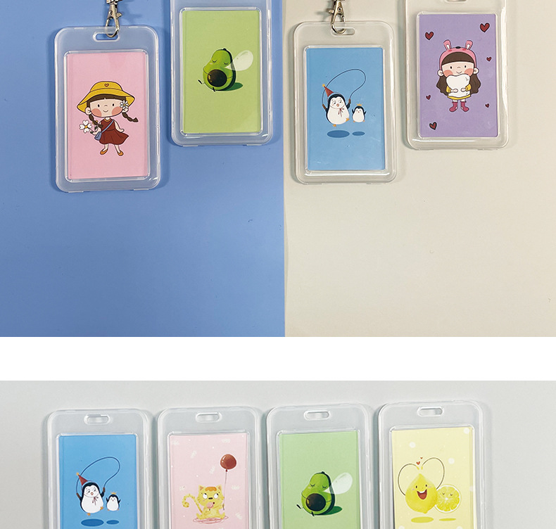 Women's Animal Fruit Plastic Hook Loop Card Holders display picture 3