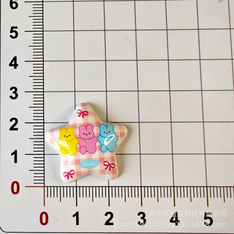 新しい漫画アップル動物スター diy 携帯電話ケース靴バックルヘアピンジュエリー樹脂アクセサリー材料卸売|undefined