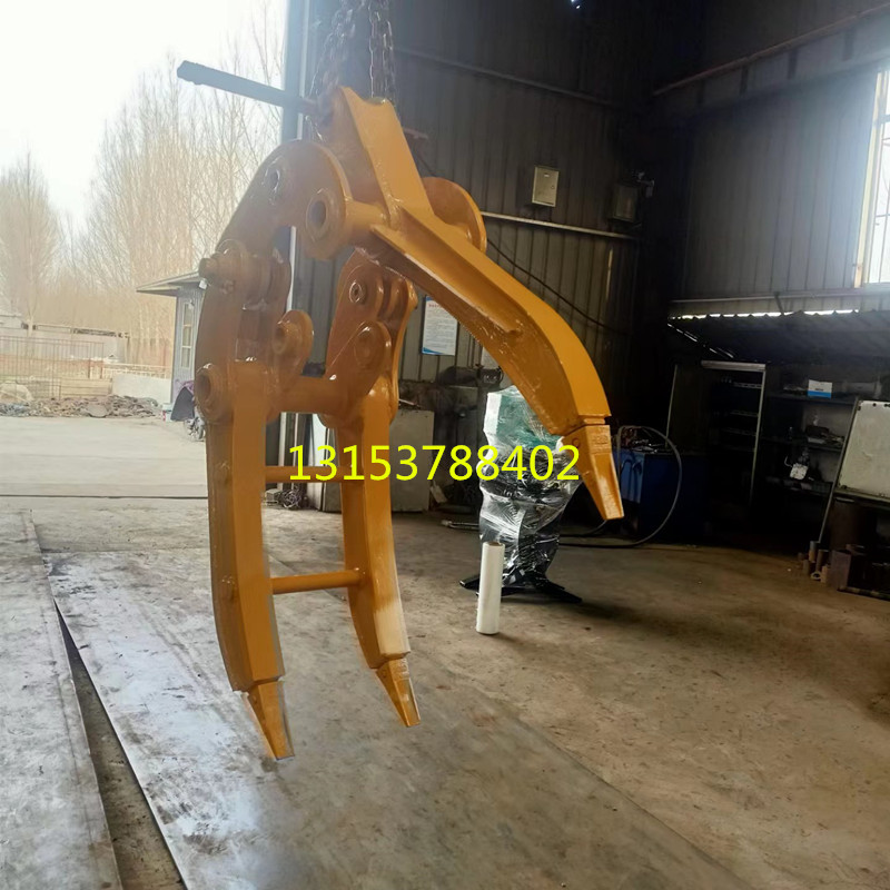 机械夹木器挖掘机抓木器抓石机抓棉机厂商供应机械夹木器