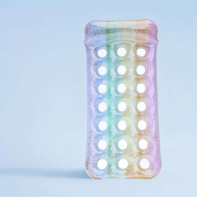 스팽글 레인보우 컬러홀 플로팅 로우 (720g)