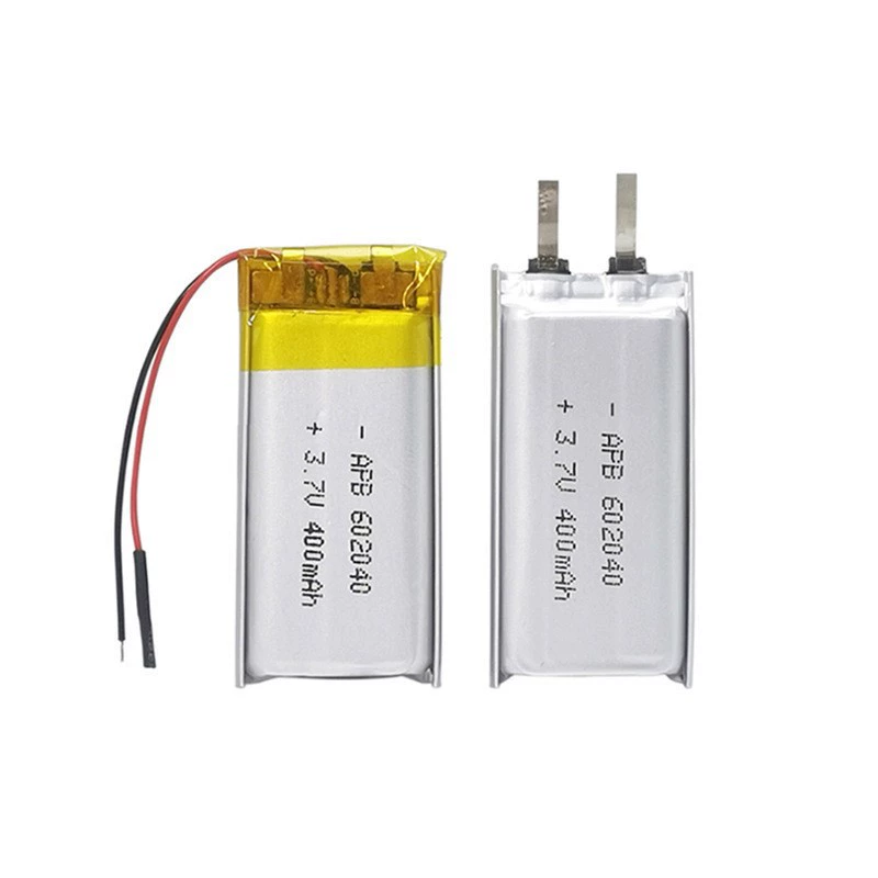 602040 полимерный литиевый аккумулятор 400mAh 3.7V для светодиодной подсветки, батарея для цифровых беспроводных Bluetooth-гарнитур