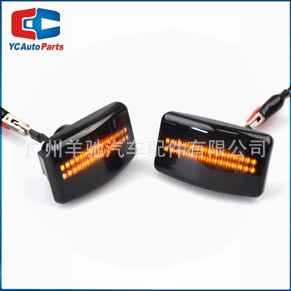 Aplicable a Toyota Corolla Corolla Land Cruiser Lámpara lateral de agua corriente LED lámpara de hoja