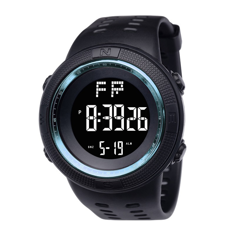 Directo de fábrica transfronterizo popular dial grande deportes reloj electrónico hombres adultos multi-funcional estudiante de secundaria reloj electrónico