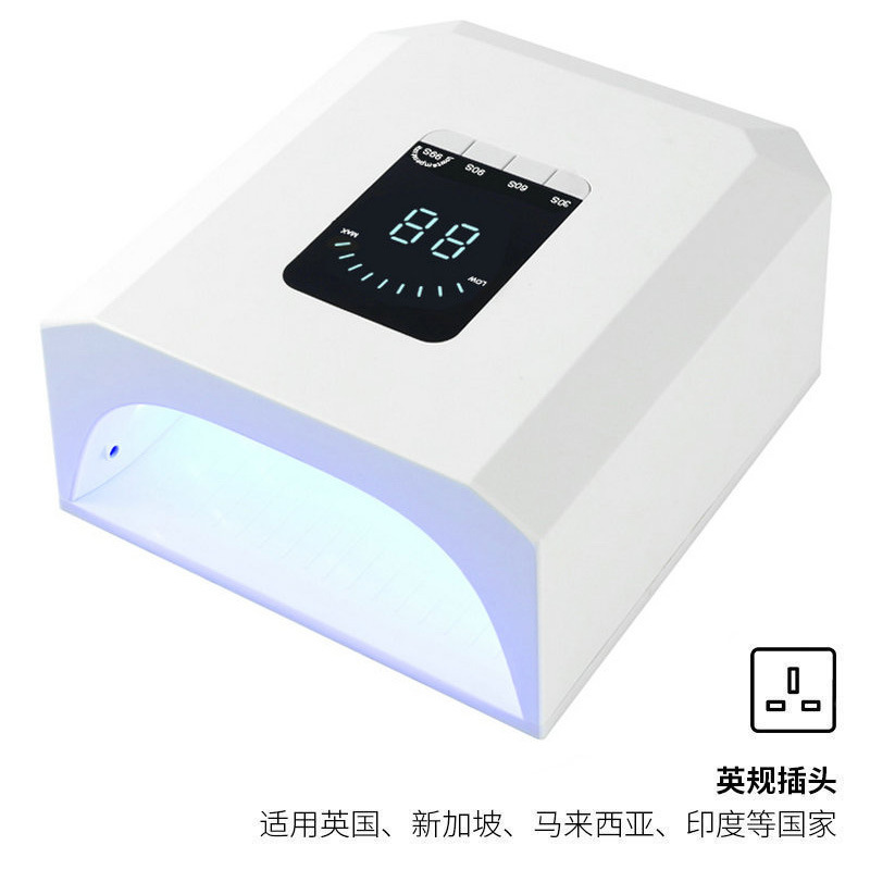 268W alta potencia manicura luz 7800mAh larga duración manicura luz de fototerapia manicura tienda de manicura luz de pegamento de manicura horneado luz transfronteriza