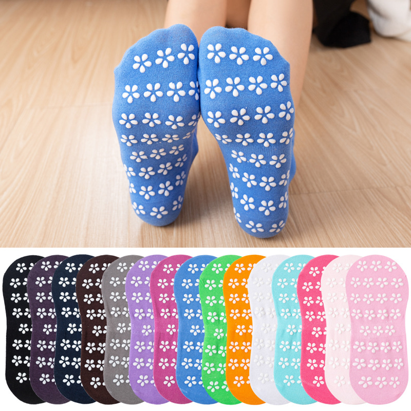 Thin anti-slip socks trampoline socks yoga socks early education center parent-child indoor floor socks dispensing socks manufacturers wholesale