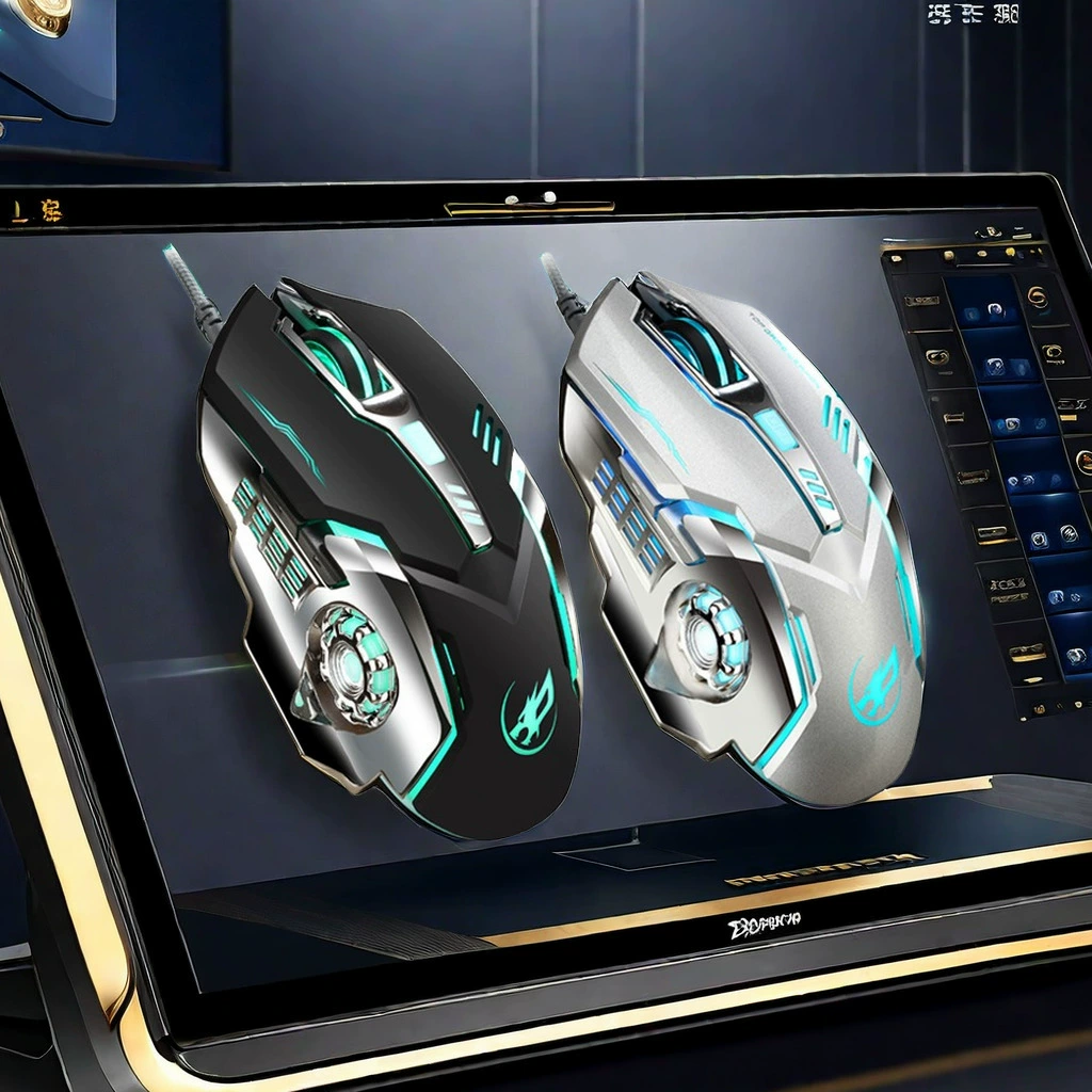 Игровая мышь для программирования, ноутбук, дизайн игры