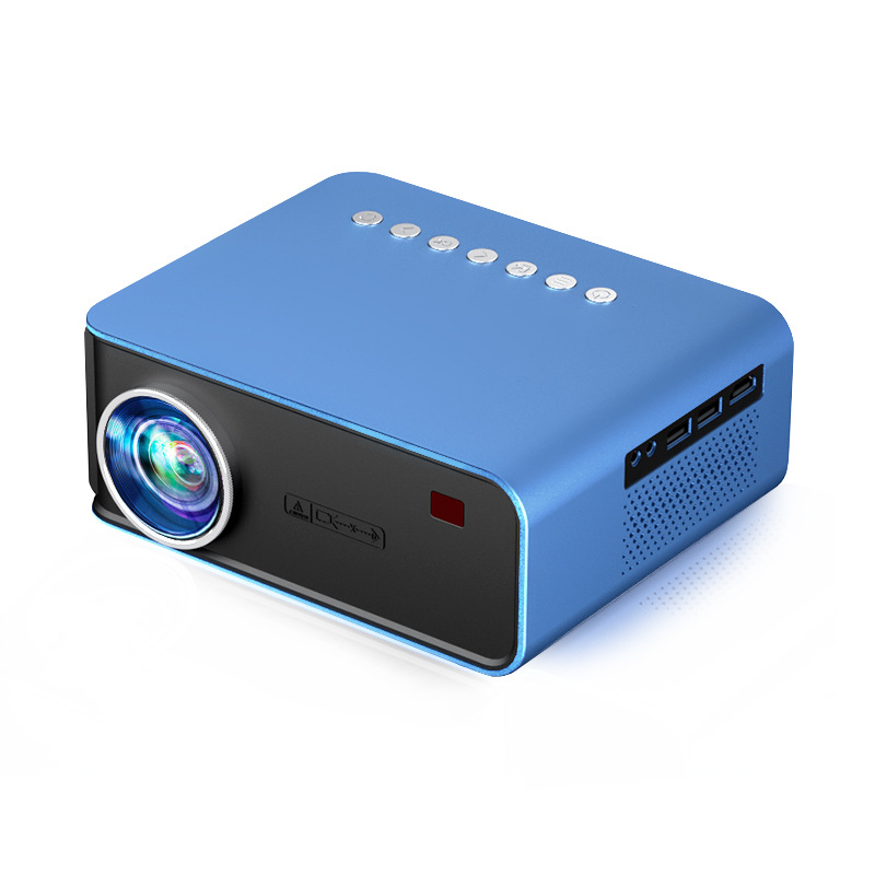 T4 LED Mini-Projektor 1024x600P Unterstützt Full HD 1080P Youtube WiFi Video für Telefon Heimkino 3D Smart Movie Game_voghion.com