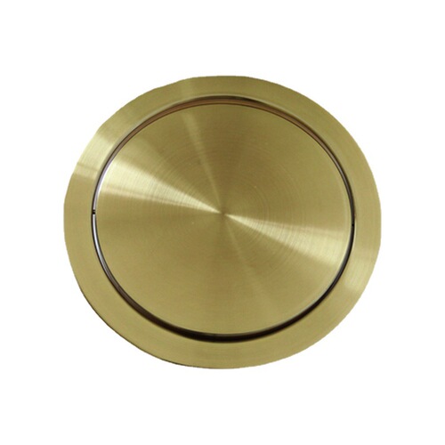 Tabletop Embedded Tabletop Cover Trash Can Cover Stainless Steel Swing Cover Hinged Cover Hidden Kitchen Sink Countertop Concealed Installation
