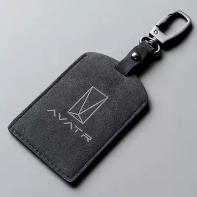 Suitable for A11 Card: Car key bag - aqita-carbon-black-metal-square-buckle