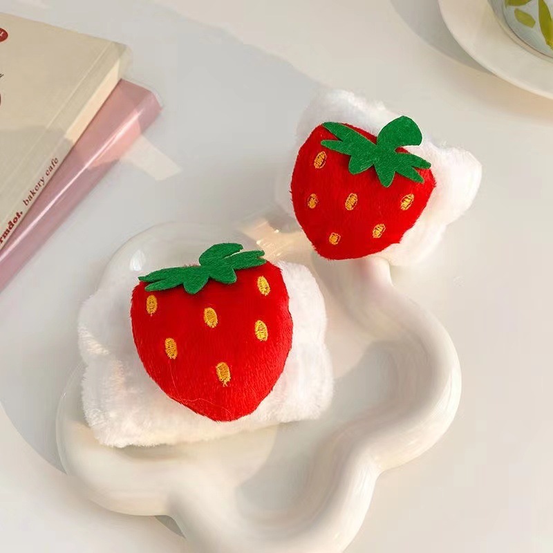 Nuevo producto de dibujos animados muñequera especial para lavar felpa lindo oso de dibujos animados lavando la cara muñequera impermeable y absorbente