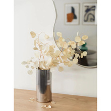 不锈钢花瓶北欧ins客厅桌面摆件装饰花瓶轻奢创意不锈钢插花花器