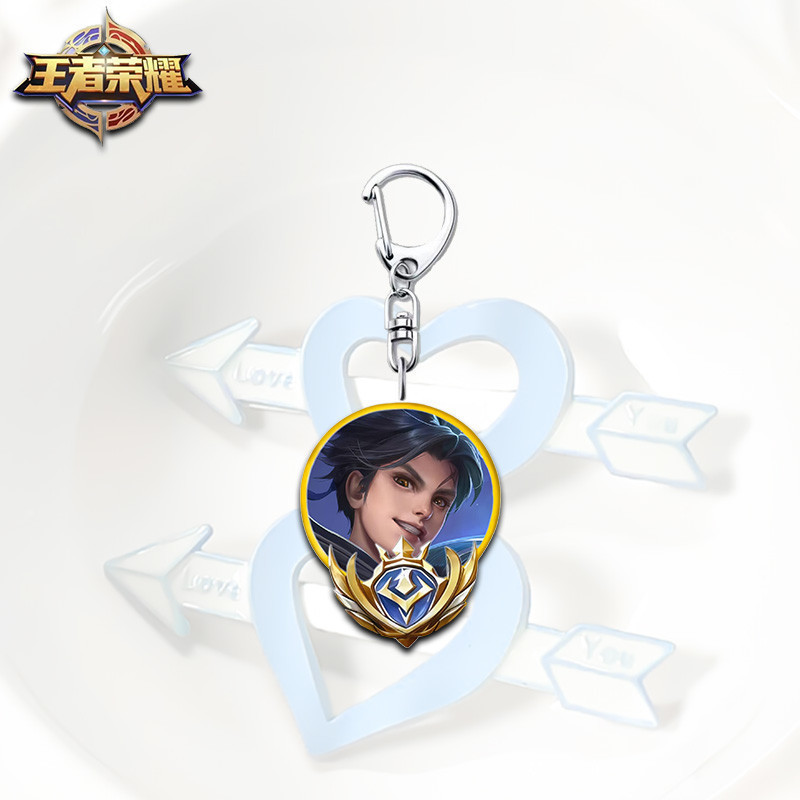 Honor of Kings Hero National Server Edition Cartoon Anime Game Peripheral Keychain Backpack Exquisite Pendant Gift Decoration