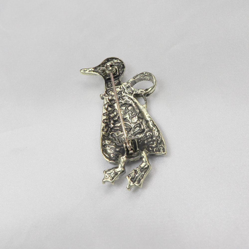 Second-Hand Vintage Niche Enamel Little Penguin Brooch
