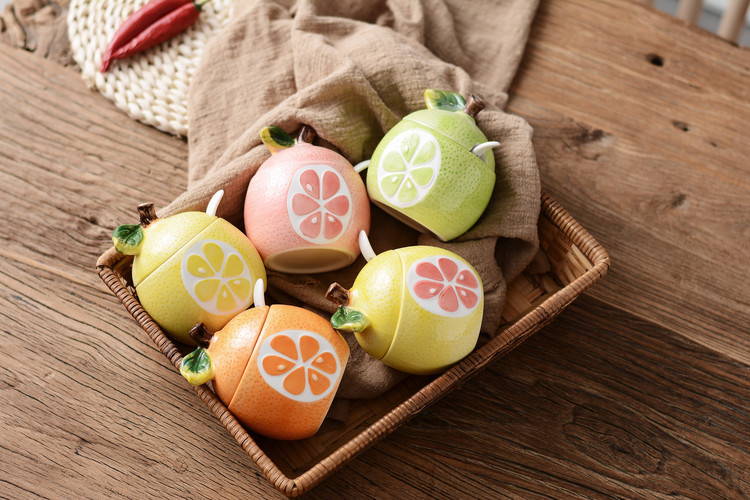 Japanese Ceramic Seasoning Jar Set - Image 1