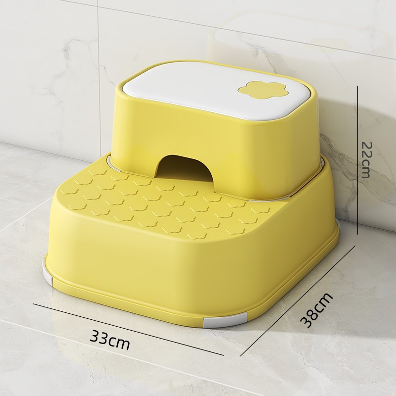 Taburete para niños y niñas bebé Lavado de Manos paso jardín de infantes taburete de plástico cepillado lavado de cara taburete antideslizante image 22
