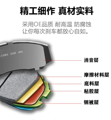 Car brake pad suitable for Tormoz supportları