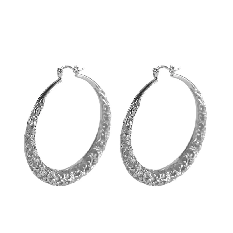Серьги из серебра 925, вместительные, европейский стиль