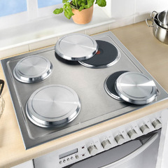 Stainless steel stove top cover set of 4, electric stove burner cover, kitchen stove cookware protector cover