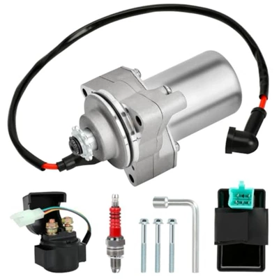 Cross-Border Atv Motor Relay Spark Plug Kit 110Cc 125 Starting Motor C110 Motor Upper Placement