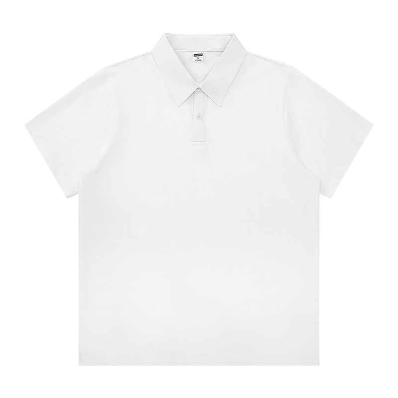 7A antibacteriano cuatro cierre Solona marca de moda con solapa de manga corta polo ropa de trabajo camisa cultural ropa personalizada