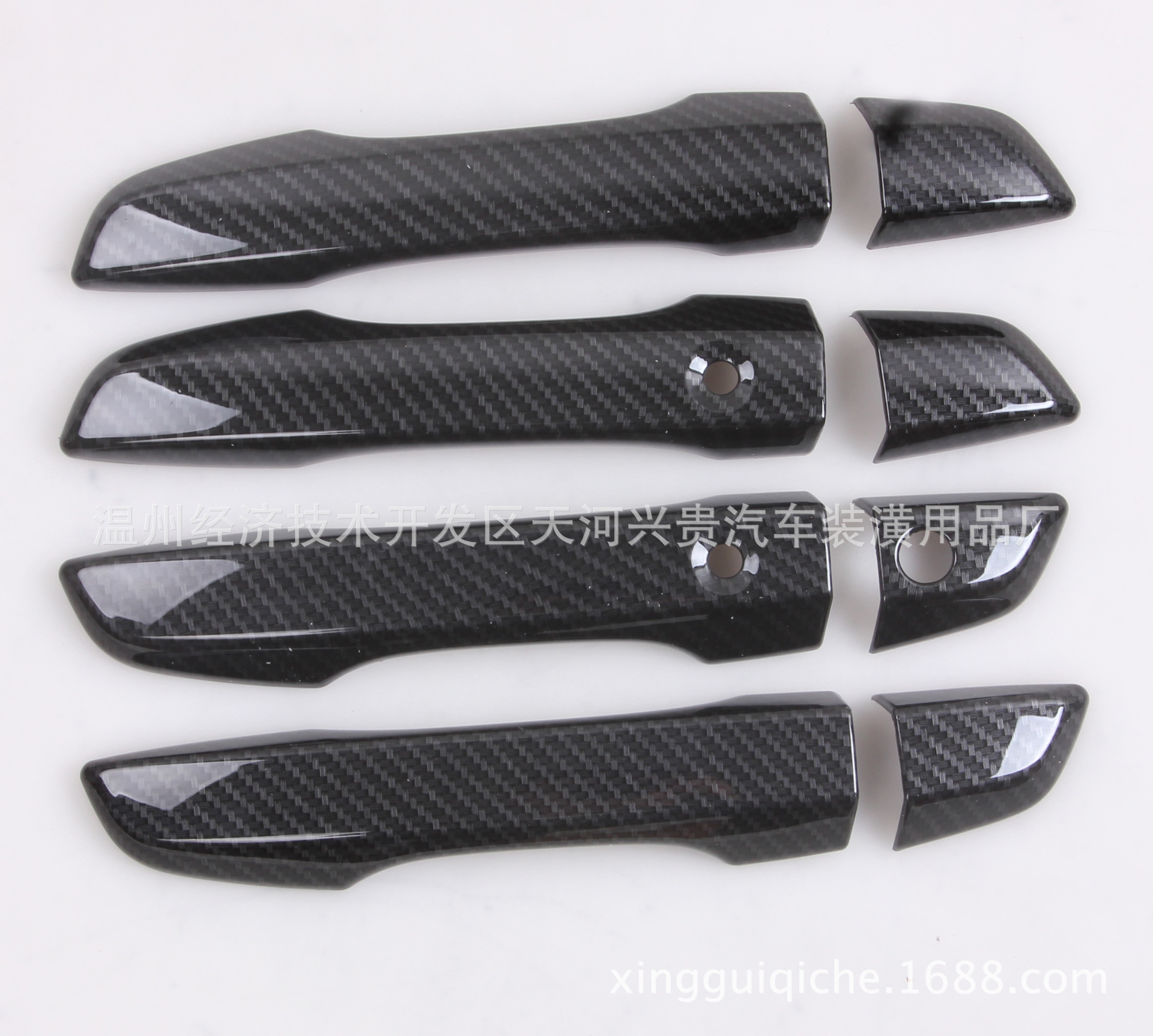 Suitable for 2016 New Tenth Generation Civic Outer Handle Smart Version Door Handle Body Modification Carbon Fiber Pattern