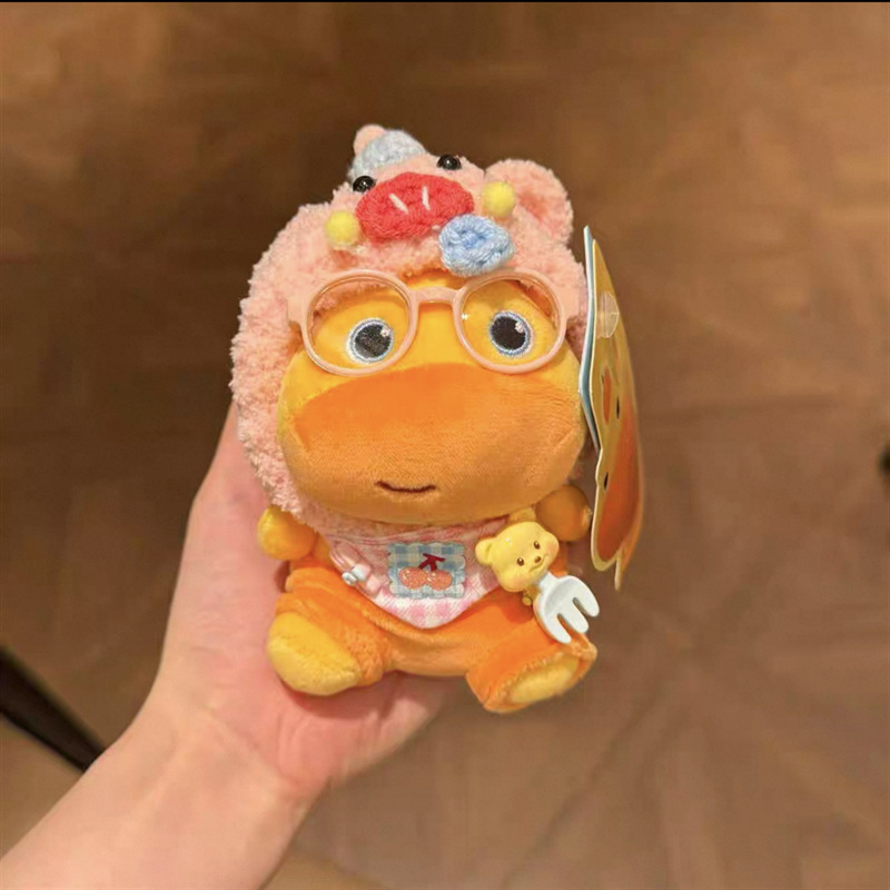 正版水豚噜噜包包挂件毛绒卡通可爱玩偶钥匙扣装饰品送礼物|undefined