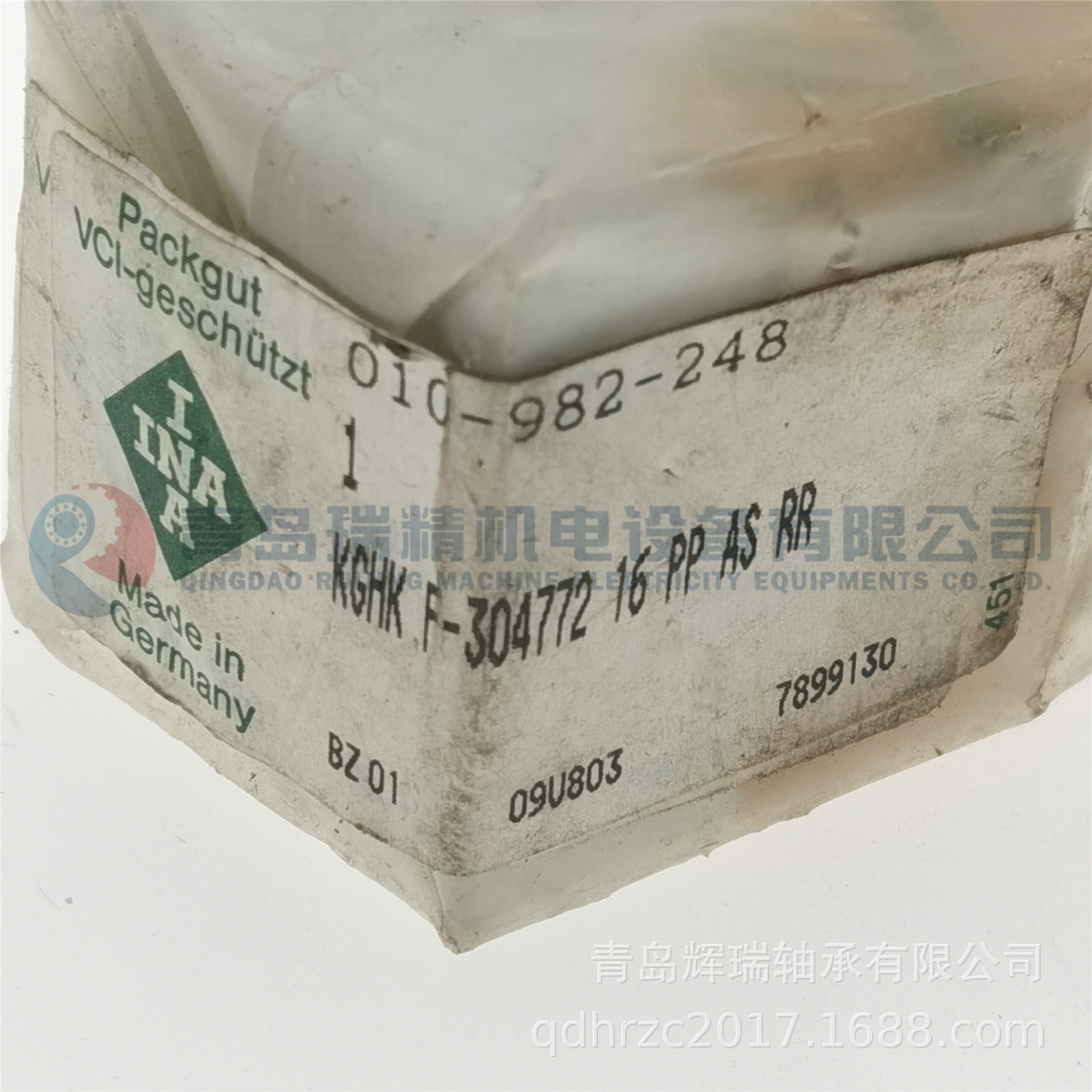 I-N-A直线球轴承及轴承座 F-304772 KGHK-16-PP-AS-RR