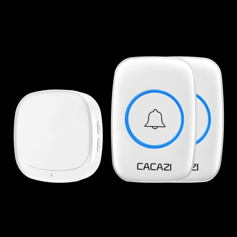 USB家用无线智能门铃音乐提示远距离遥控电子闪光响铃老人呼叫器