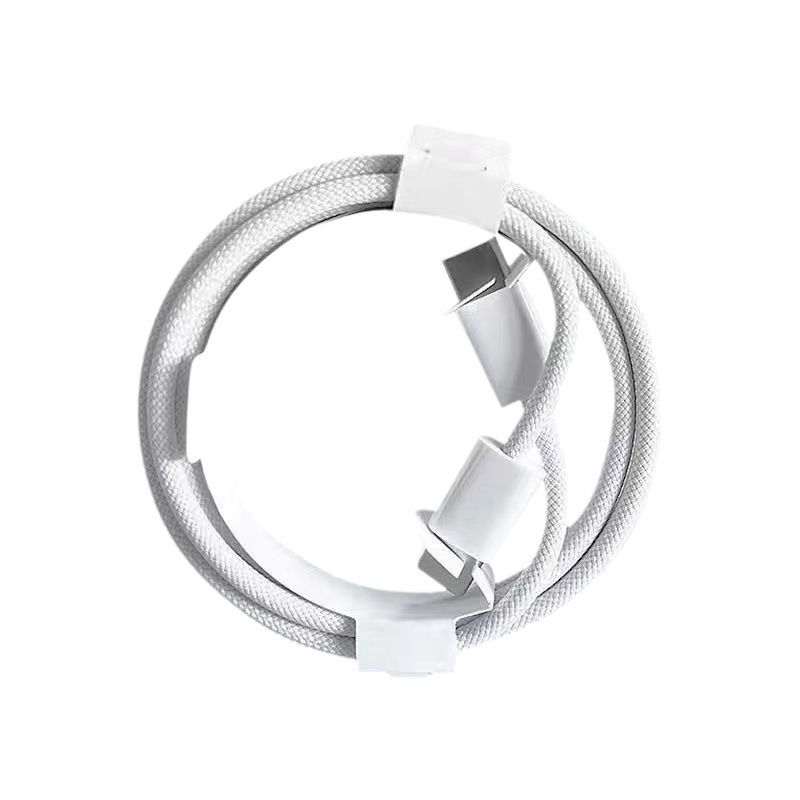 Cable de Carga para iPhone Apple 17, Cable de Datos para 16 Pro Max, Cable Trenzado para Cargador de 15 Plus, 60W