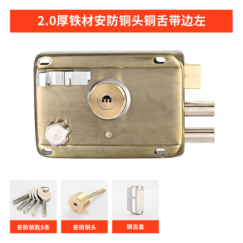 木製ドアロック盗難防止ドアロック旧式外装ドアロック青古鉄ドア室内ドアロック|undefined