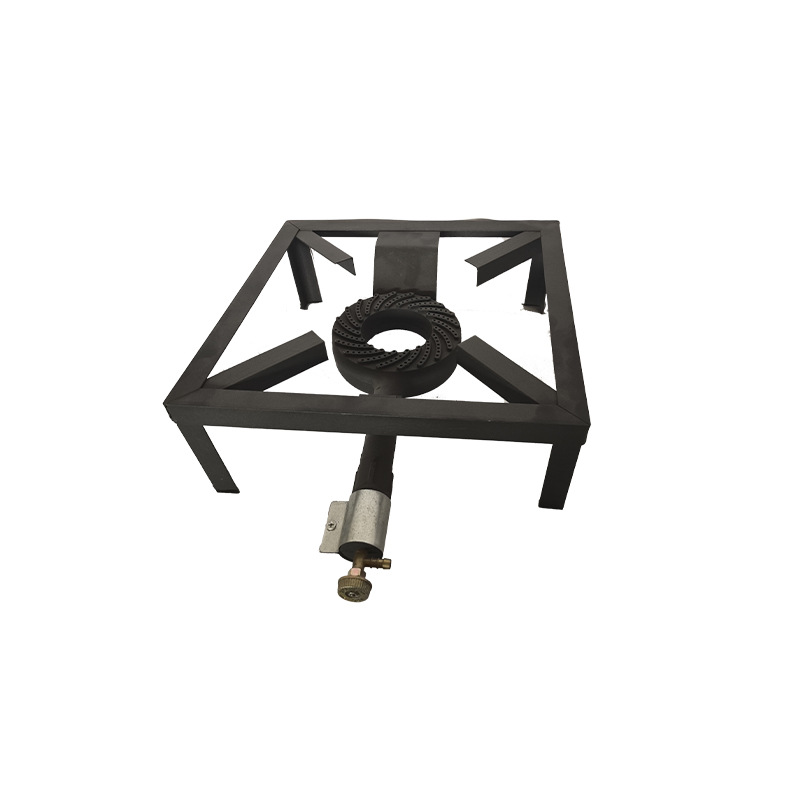 Estufas de gas de ángulo de hierro fundido transfronterizas estufas de acero inoxidable portátiles al aire libre estufas de camping picnic estufas de gas mayoristas