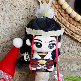 10cm棉花娃娃吕布努努体公仔挂件可爱毛绒玩具玩偶挂件钥匙扣背