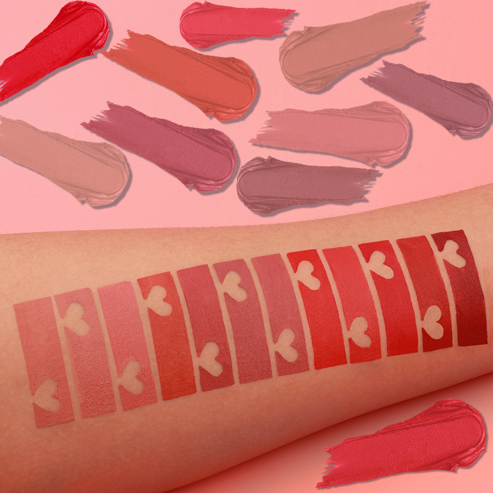 Check it out! Link Disclaimer - Exclusive for Foreign trade :DUNUF 12-color matte lipstick undefined