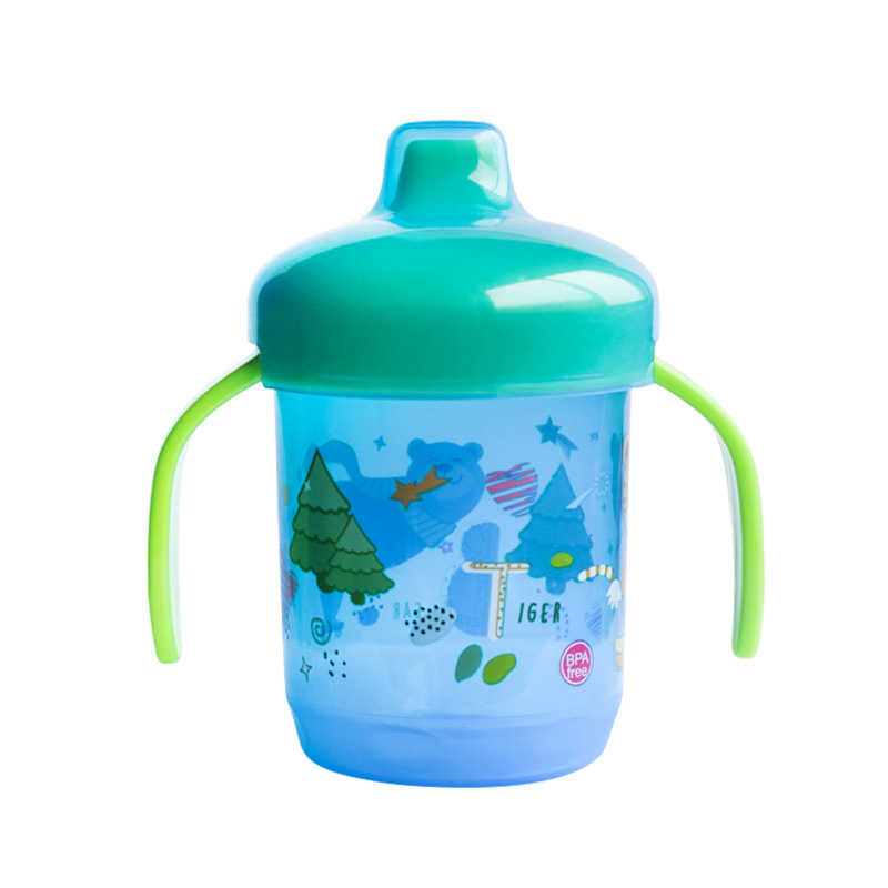 Fabricante de origen Taza de agua para niños Taza de pico de pato Taza de paja Taza de plástico Taza de agua 360 Serie completa de tazas para bebés