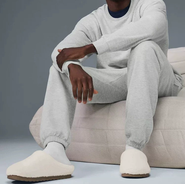 Брюки-джоггеры Alo, длинные брюки для спорта, фитнеса, повседневной носки, удобные универсальные брюки серо-черного цвета, унисекс.