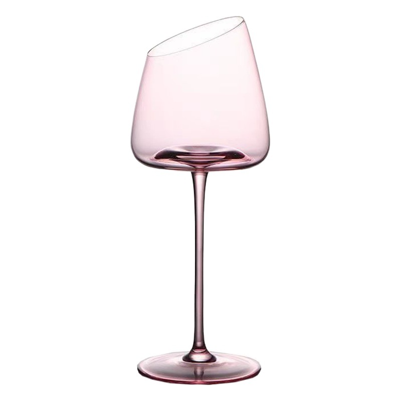 Simple Nordic oblicua Flamingo copa de vino copa princesa estilo champán copa popular copa de vino de alta apariencia
